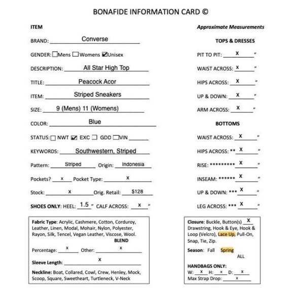 Converse Mens All Star High Top Peacock Acor Striped Sneakers Size 9 Blue SP EXC - Picture 12 of 12